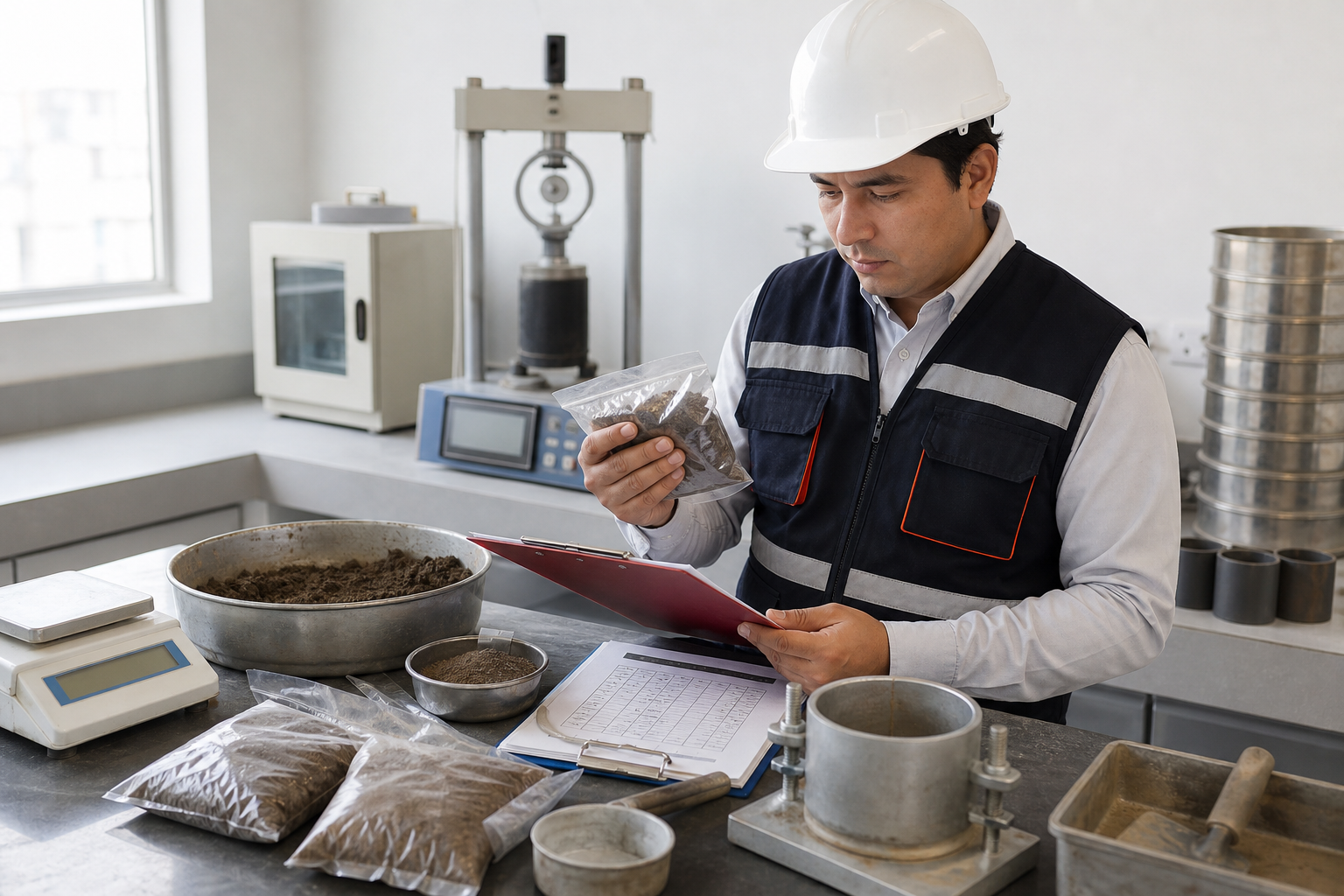 Cómo elegir equipos para un laboratorio de suelos
